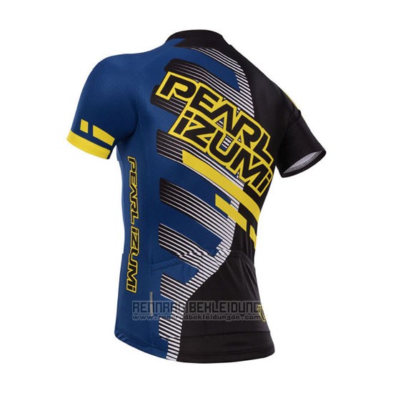 2014 Fahrradbekleidung Pearl Izumi Shwarz und Gelb Trikot Kurzarm und Tragerhose